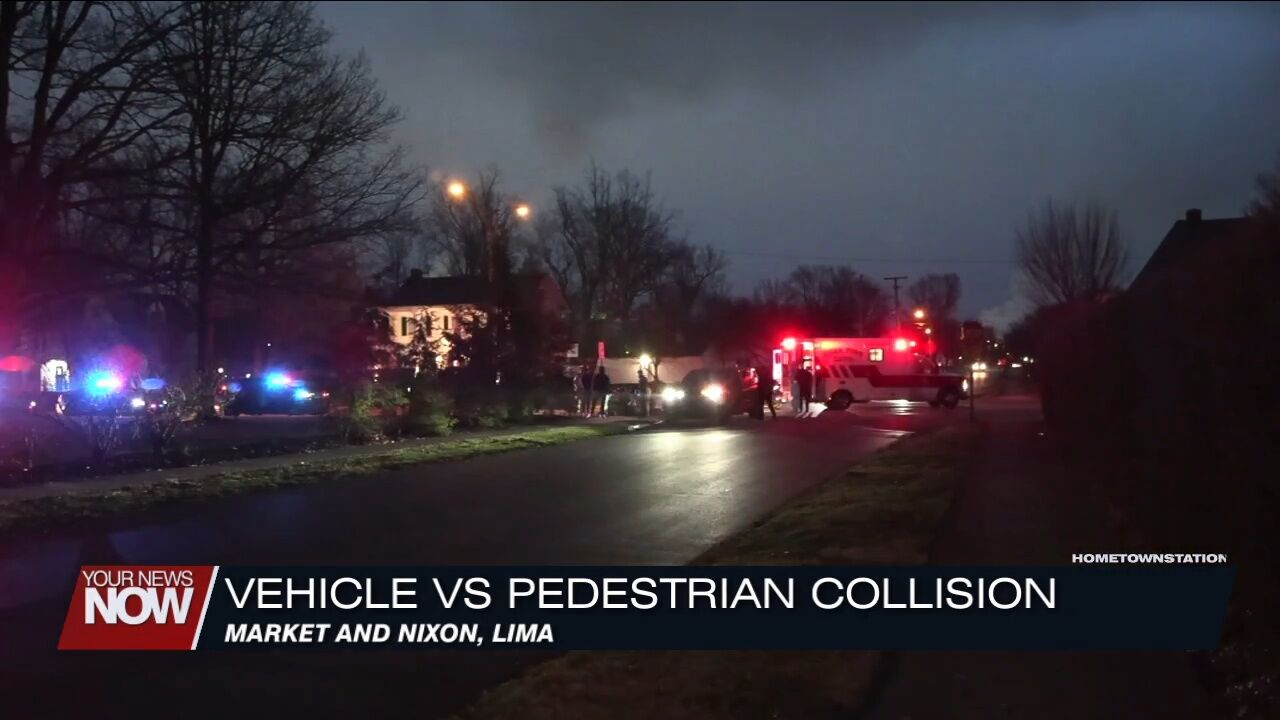 Pedestrian struck by car on Market and Nixon